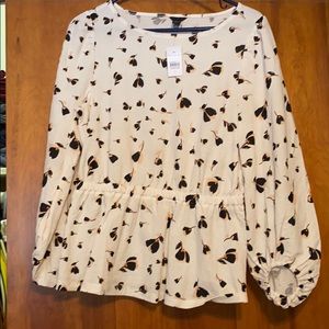 NWT Ann Taylor floral top